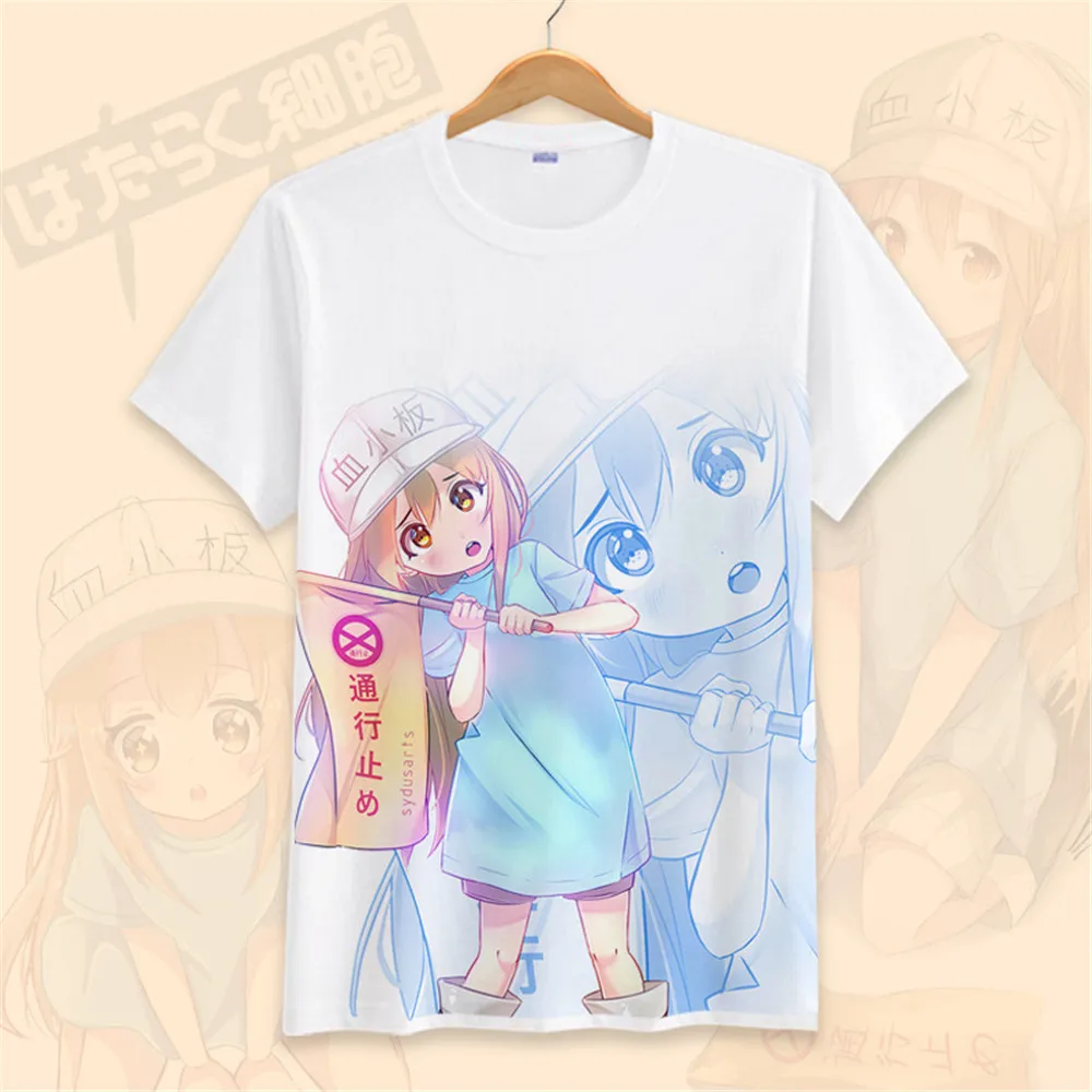 Футболка унисекс для косплея по работе с аминоклетками точечная футболка