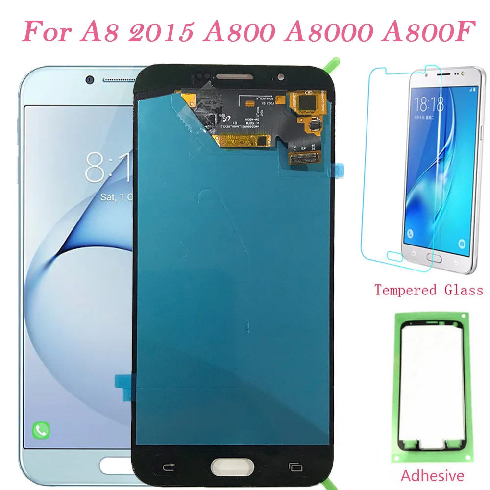 ЖК экран для Samsung Galaxy A8 2015 A800F сенсорный дигитайзер дисплей A800 A8000 сборка