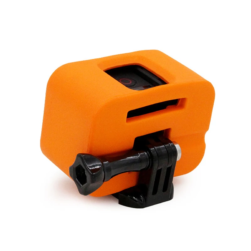 Для GoPro Hero 4 5 Session Камера плавучий буй Обложка для GoPro Интимные аксессуары Водонепроницаемый В виде ракушки оранжевый Защитный чехол