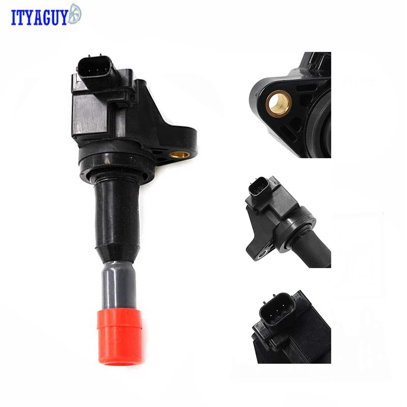 4 шт. Катушка зажигания для HONDA AIRWAVE CM11-110 30520REBZ01 30520-PWC-003 30520-PWC-S01 30520-PWC-013 FIT II JAZZ 1.3L1.5L(2002
