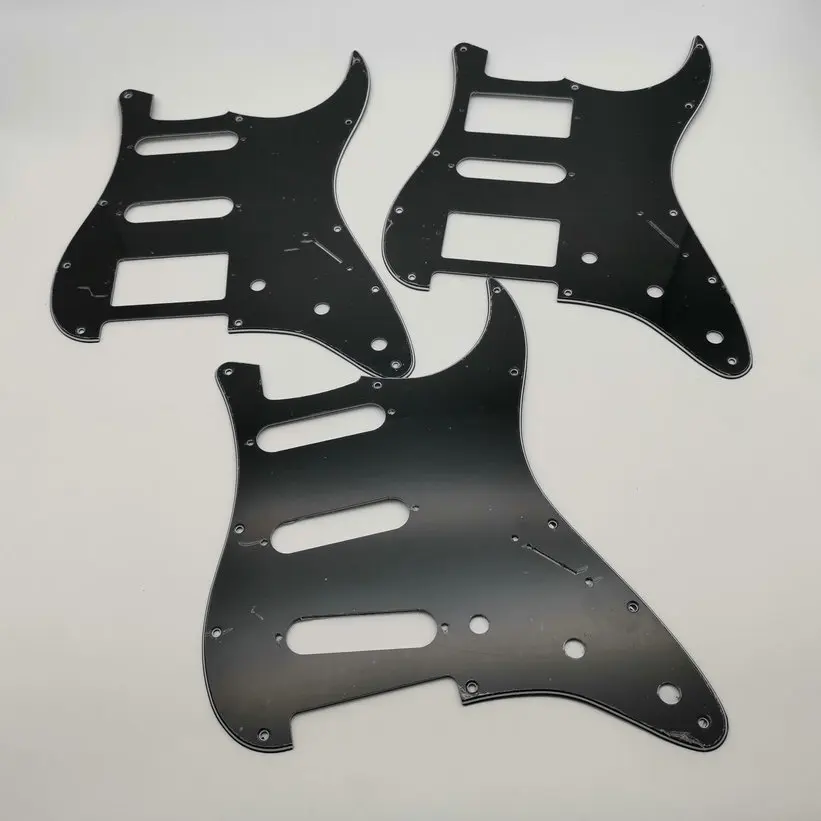 Классический ST Гитара Pickguard черный пол подходит для Stratocaster Модель гитары