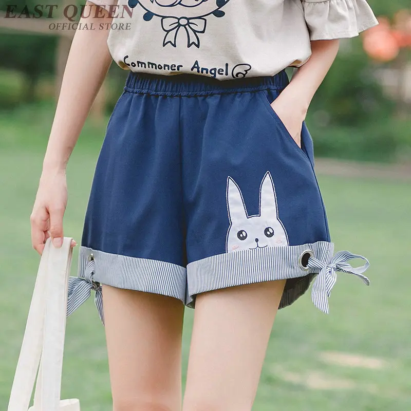 

Summer2018 short pants denim shorts for women women's short jeans elastic waist new fashion denim short jeans AA3861 Y A