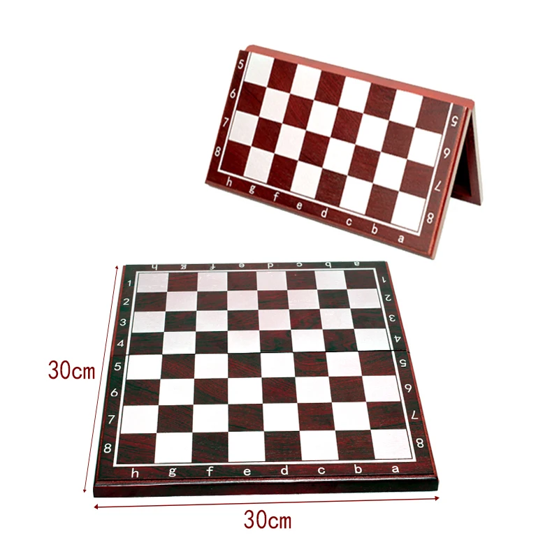 Деревянный Шахматный набор игра портативная в международные шахматы складная