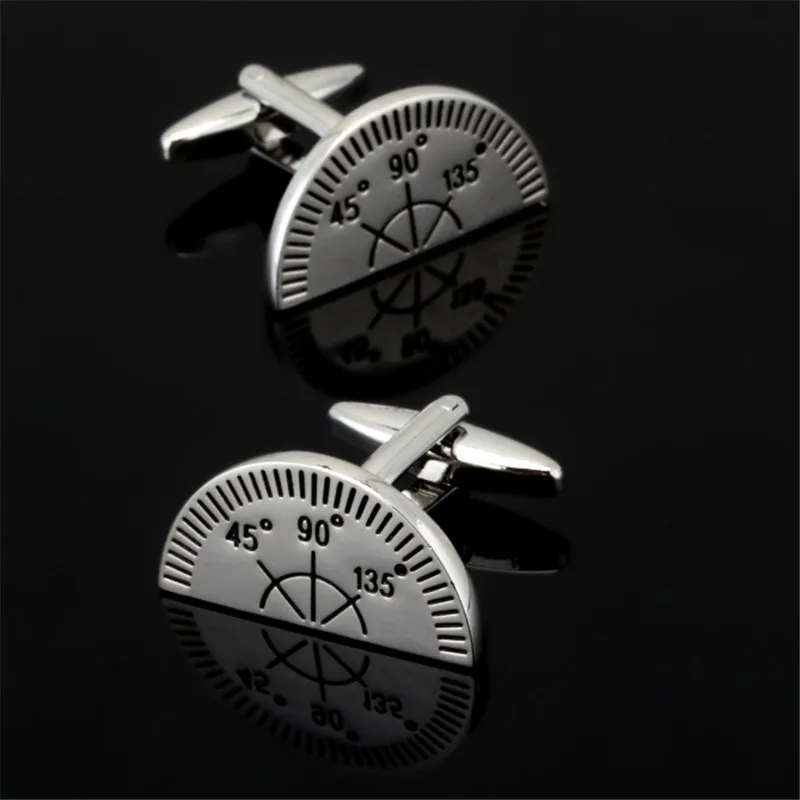 

High quality men's wear accessories brand cufflinks, size protractor cuff links, 3 pairs of package sales