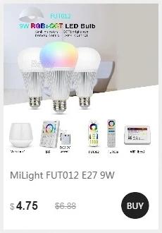 MiLight FUT012 E27 9 Вт RGB+ CCT Светодиодный прожектор лампы 110V 220V Полный Цвет дистанционного Управление WiFi смарт-лампы в виде Совместимость 4-Зона дистанционного управления