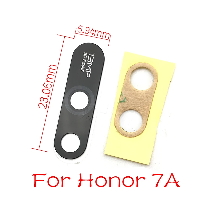2 шт. задняя камера со стеклянными линзами для huawei Honor 5X6 6A 7A 7C 7X8X9 10 mate 10 Lite Pro Max V8 V9 Play Y9 P Smart