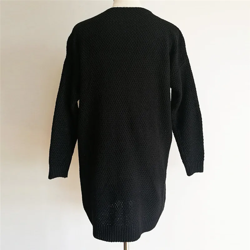 Women's Long Sleeve Knitwear Open Front Cardigan Sweaters Casual Outerwear Femmes Casaco Feminino Estacionar Mujer #A2 |
