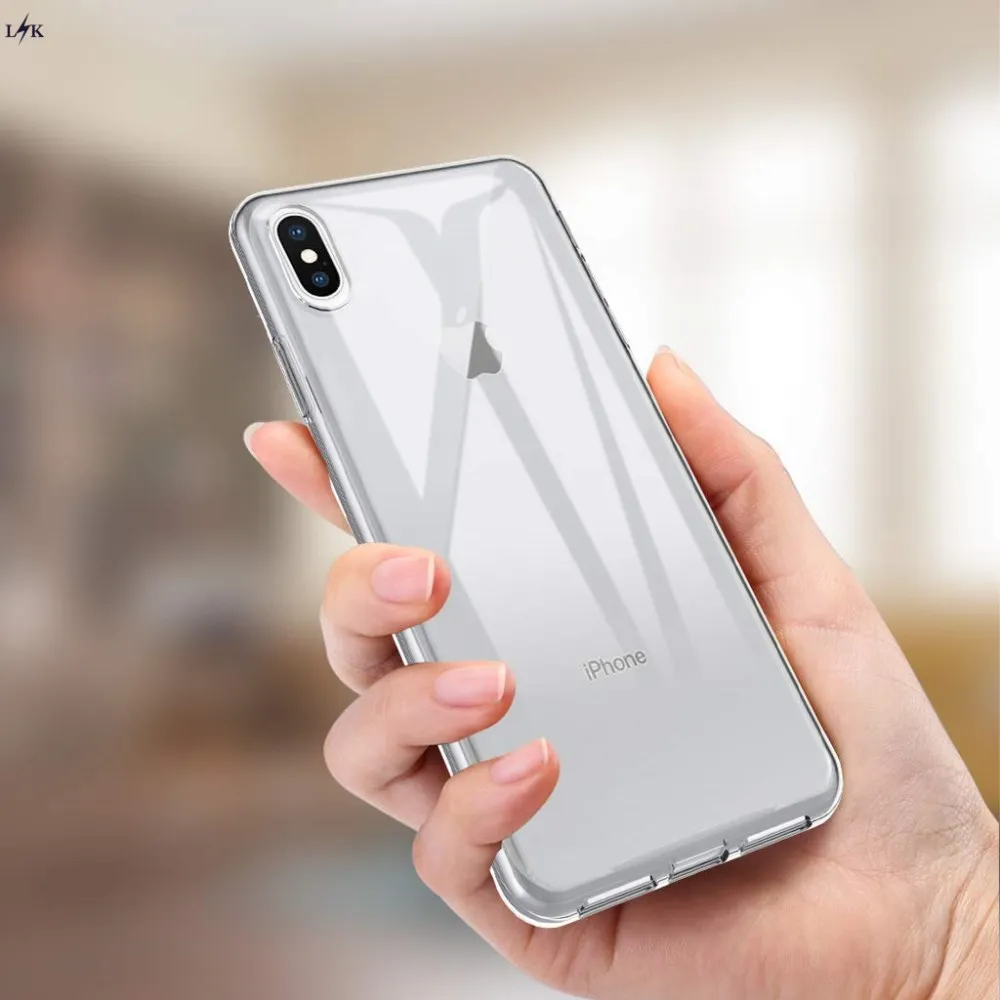 Для LK iPhone XS Max случае ультра [тонкий] устойчивое к царапинам ТПУ Резиновая мягкая