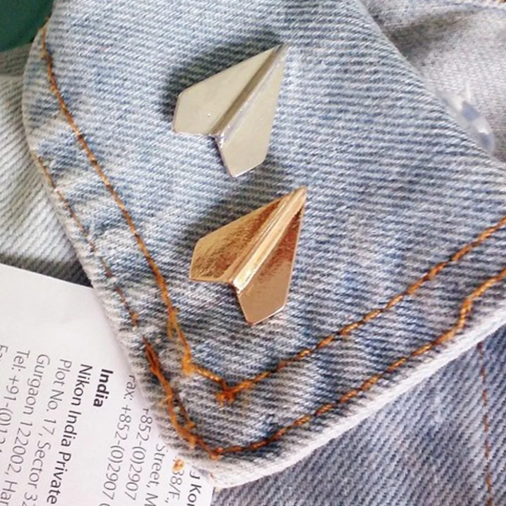 Linnor Металл оригами Бумага растение брошь ветряная мельница женская блузка