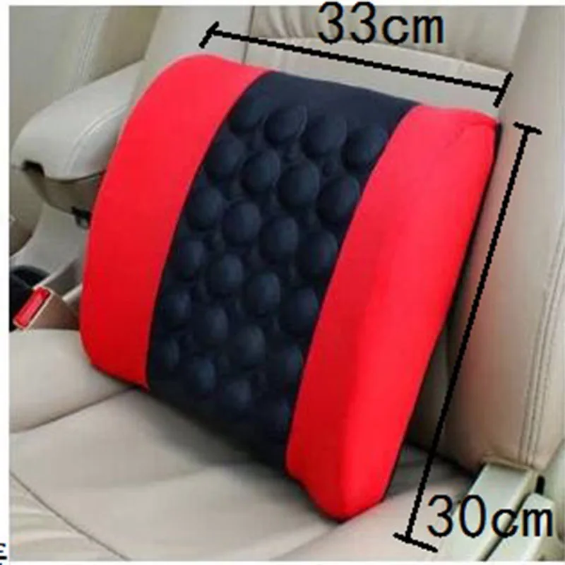 Автомобильная Массажная подушка на спинку сиденья талию для крепления сиденье