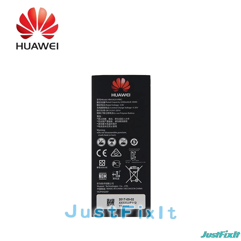 HB4342A1RBC Hua Wei сменная батарея для телефона huawei y5II Y5 II 2 Ascend 5 + Y6 honor 4A SCL TL00 5A LYO L21 2200