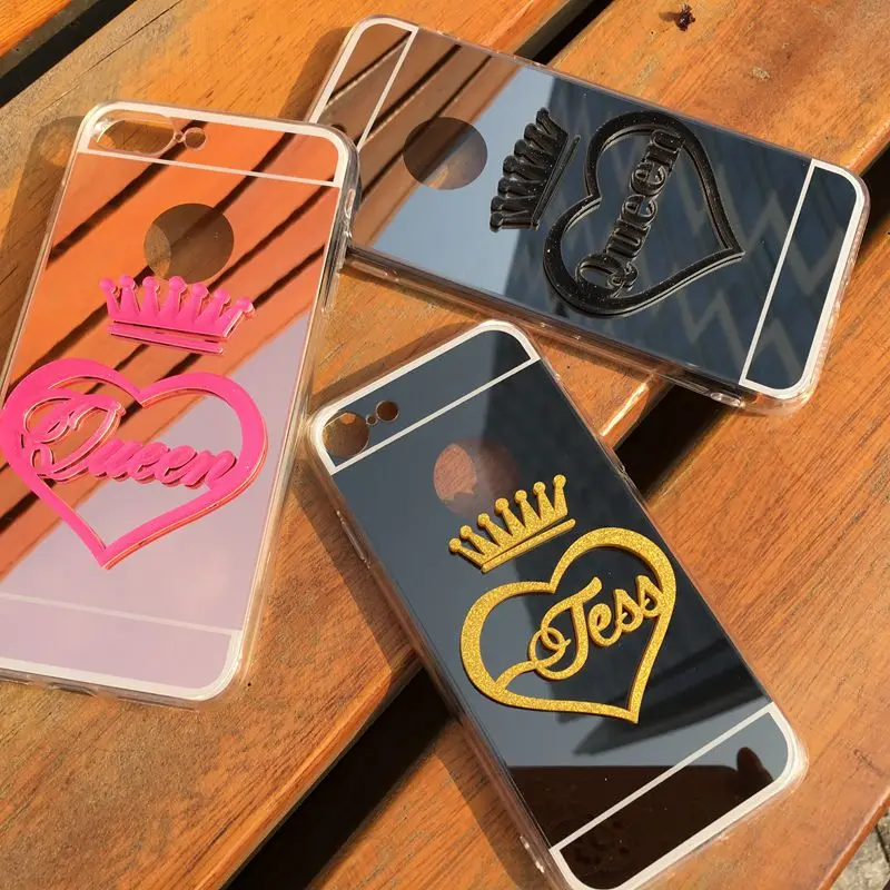 Зеркальный чехол для телефона iPhone 11 Pro 7 8 plus X XS Max XR Samsung Galaxy S20 S10 S8 S9 Ultra Note 20