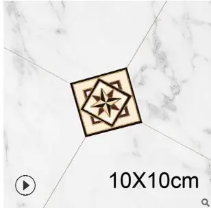 10 шт. DIY обои плитки стикер 12X12 см водонепроницаемый самоклеющиеся стены разрыв красота шов 3D стикер для ванной комнаты Кухня Декор - Цвет: 10X10CM