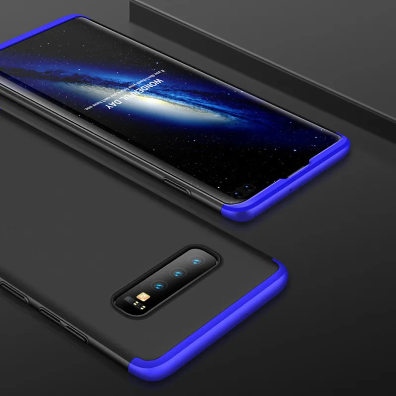 360 крышка чехол для телефона samsung Galaxy S10E S10 плюс задней крышки твердый ПК Защитный