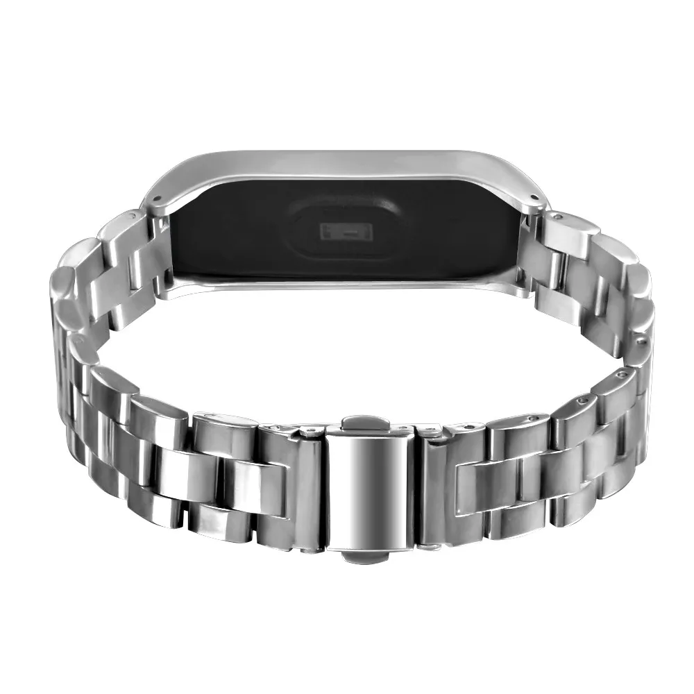 Ультратонкий металлический браслет из нержавеющей стали 1 шт. для Xiaomi Mi Band 3