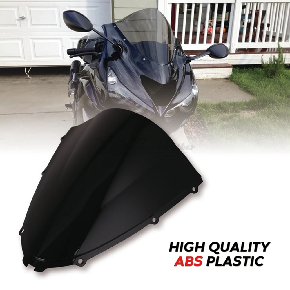 Мотоциклетное ветровое стекло дымчатое лобовое для черный Kawasaki Ninja ZX14R ZX-14R ZZR1400 ZZR