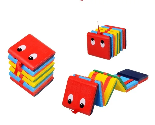 6 цветная Деревянная волшебная настольная игра лоскут игрушки для детей