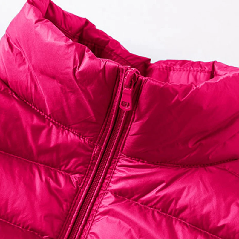 Новый осенний зимний светильник тонкий теплый хлопковый жилет женская мода