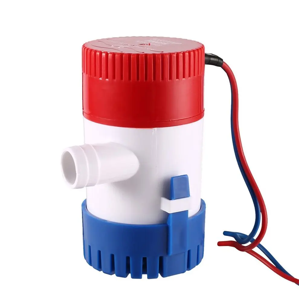 Высокий поток широко используется водяной Трюмный насос 1100GPH Профессиональный для погружных лодок Гидроплан моторных домов Хо использовать лодки 12 В