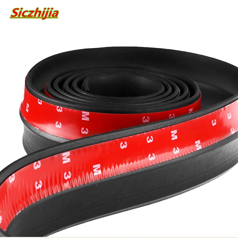 Комплект передних губ для автомобильного бампера 2 5 м комплект спойлеров бампер