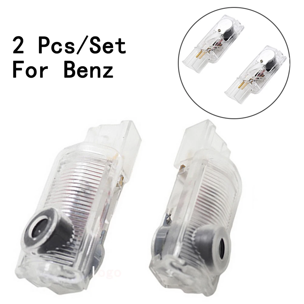 Только для Benz W164/W215/AMG/ R300/R320/R400/R500/ML500 Светодиодный прожектор с логотипом 2