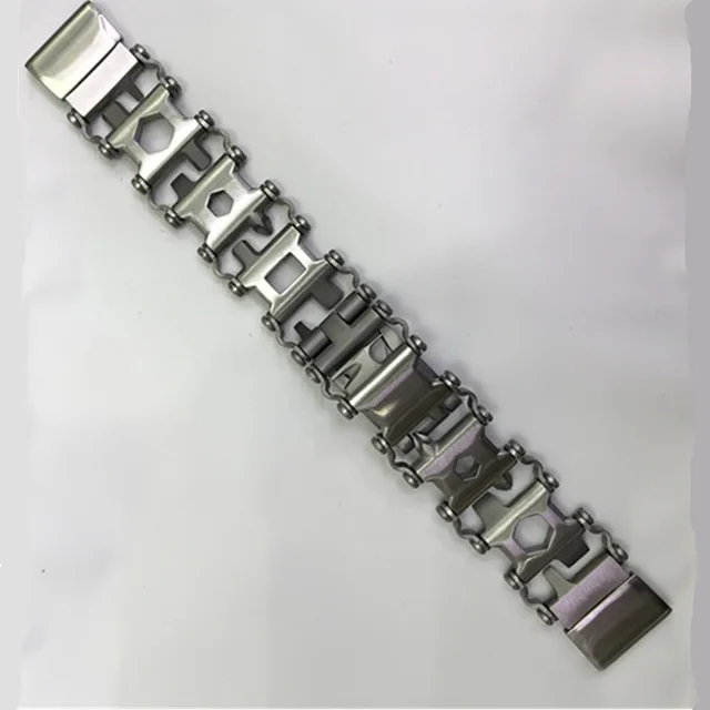 silver Fenix 20 мм ремешок 22 мм стальной ремешок для samsung Galaxy 46 band gear S3 Amazfit Strat ремешок для часов браслет ремешок для часов с отверткой инструмент - Цвет ремешка: silver Fenix