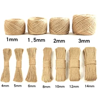 1 20mm jute rope cords diy high quality hand rope natural crafts decoration tag rope tied jute roll