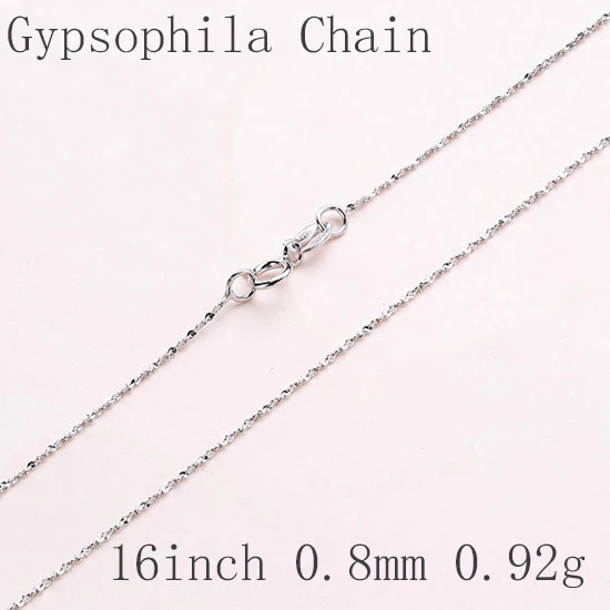 0.8mm 16inch BALMORA, 925 пробы, серебряная классическая цепочка, застежка-лобстер, регулируемое ожерелье для женщин, пара, простая Ретро мода, ювелирное изделие - Окраска металла: 0.8mm 16inch