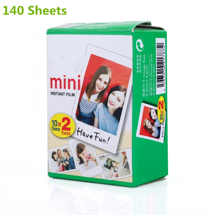 Фотобумага для Fujifilm Instax Mini 9 8 с белым краем 20-200 листов Fuji Instax Mini 8/7 s/25/50/90 - Цвет: 140 Sheets