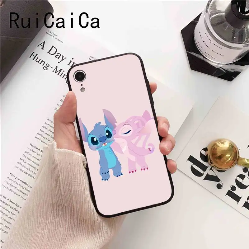 Ruicaica милый мультфильм Лило Ститч прекрасный пользовательский фото мягкий чехол