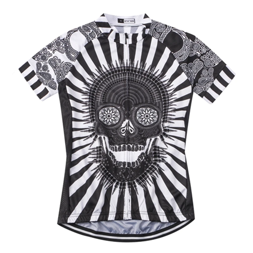 

WEIMOSTAR Team Summer Short Sleeve T-shirts Men SKULL Cycling Jersey Ropa Ciclismo Bicycle Sportswear Bike Clothing