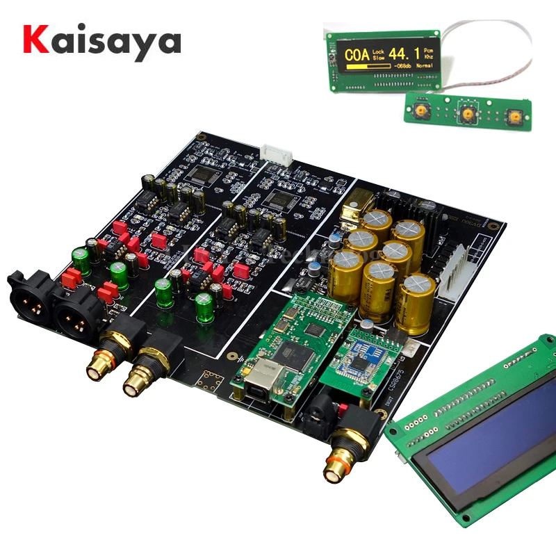 Новый HIFI двухъядерный ES9038PRO Bluetooth 5 0 XMOS XU208/Amanero USB оптический коаксиальный декодер