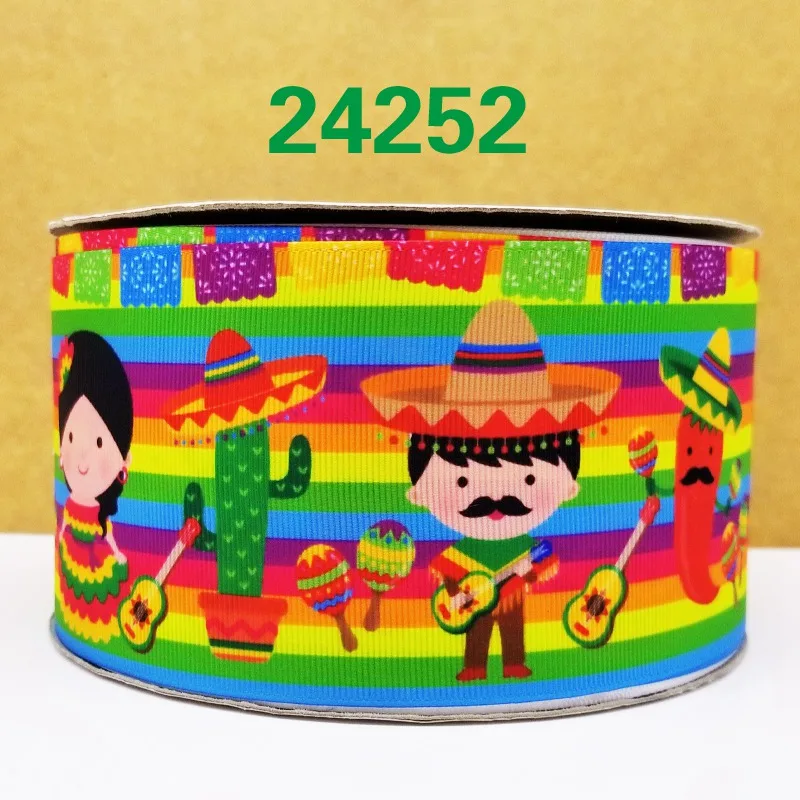 Free shipping 50 yard cartoon sport printed grosgrain ribbon 24341 | Дом и сад