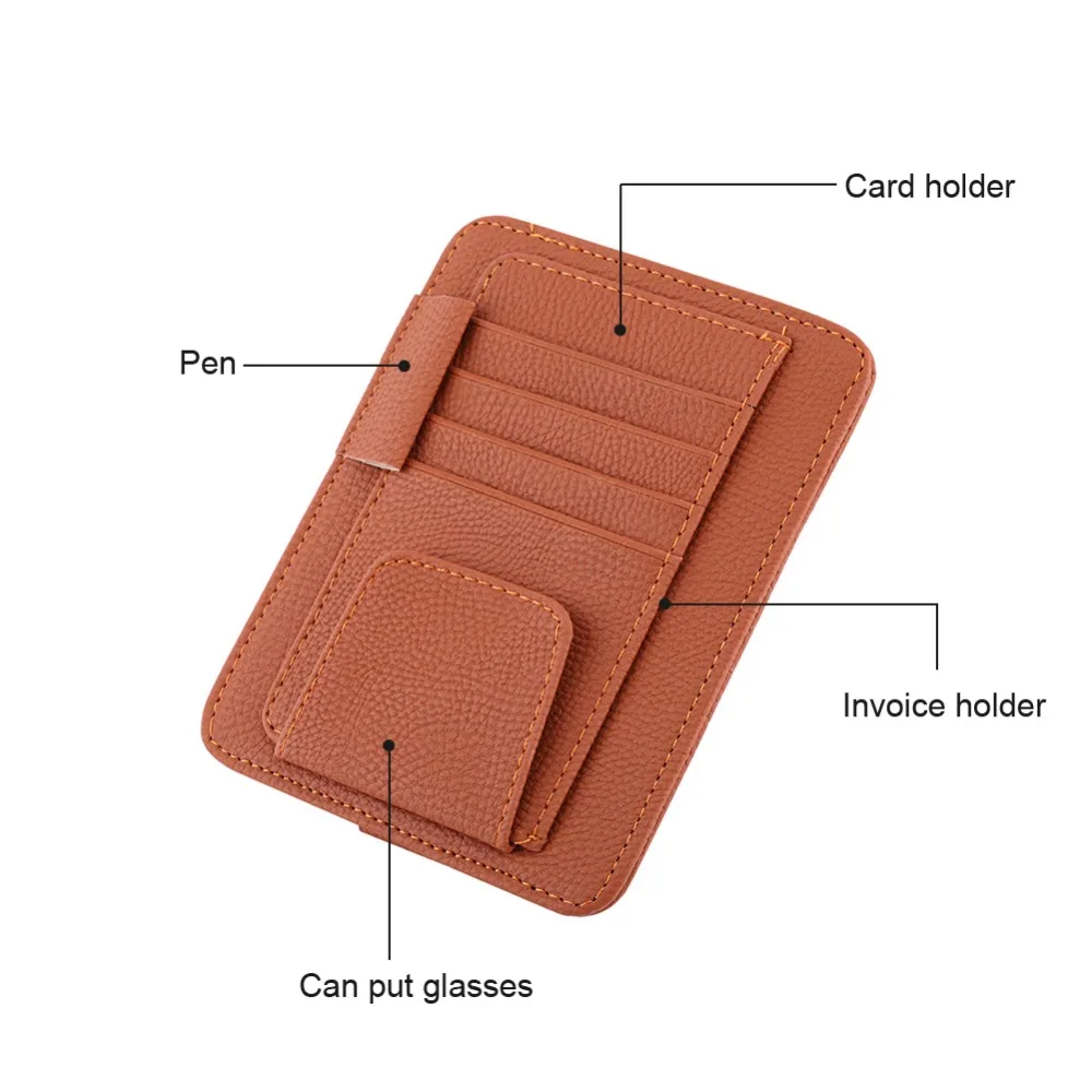 Автомобильный козырек для хранения карт органайзер солнцезащитного козырька