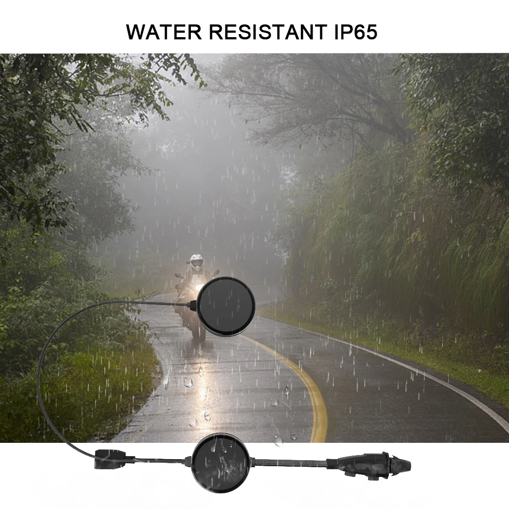 EJEAS E300 Bluetooth 4 2 мотоциклетная гарнитура для шлема домофон наушники AUX 40 мм динамик