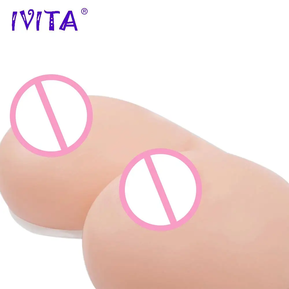 IVITA 500 г поддельные груди реалистичные силиконовые формы Искусственные
