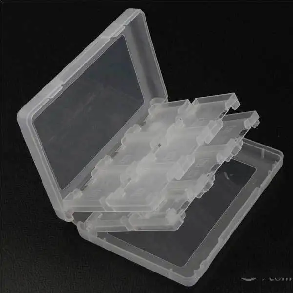 Everson Protective Plastic Game Card Cartridge Case Kit For Nintendo 3DS White |