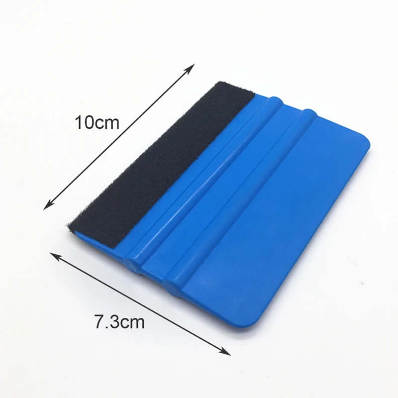 1pcs 10cm*7.3cm Blue Scraper with felt edge Car tools For Hyundai I30 IX35 Nissan Juke Subaru Suzuki Vitara Swift Opel Insignia |