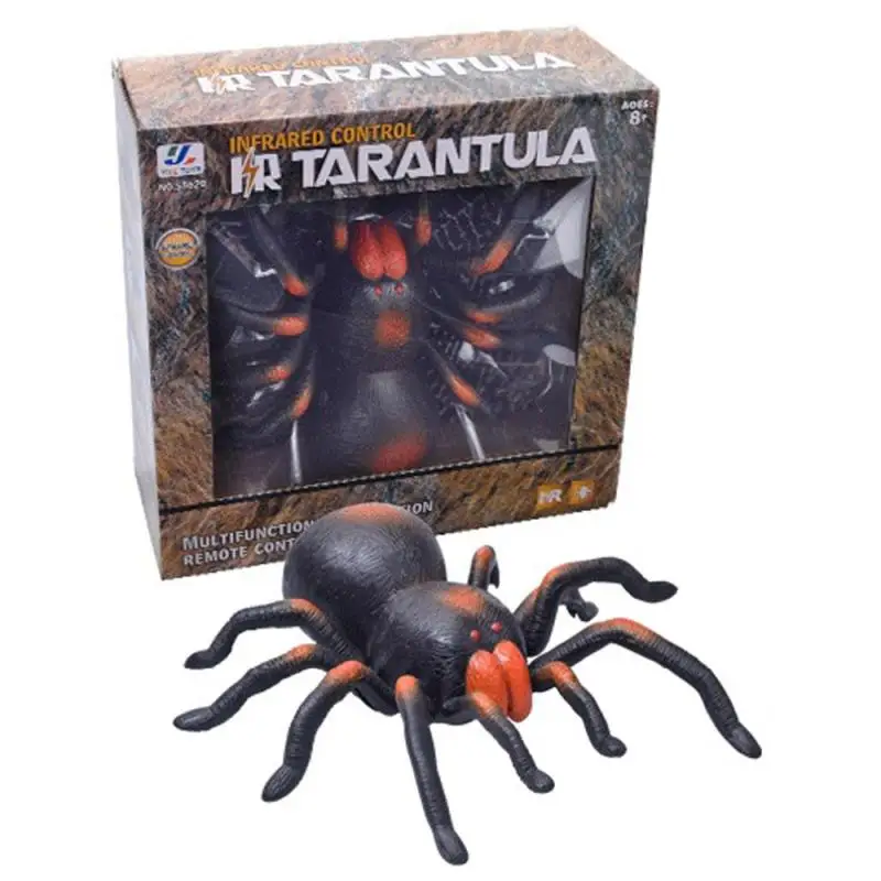 

High Simulation Animal Tarantula Spider Infrared Remote Control Kids Toy Gift Electronic Pets Y1123