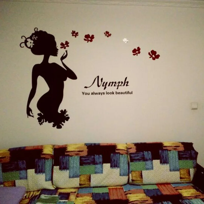 Nymph красивая девушка дизайн оптимизированный акриловый наклейки DIY Декор