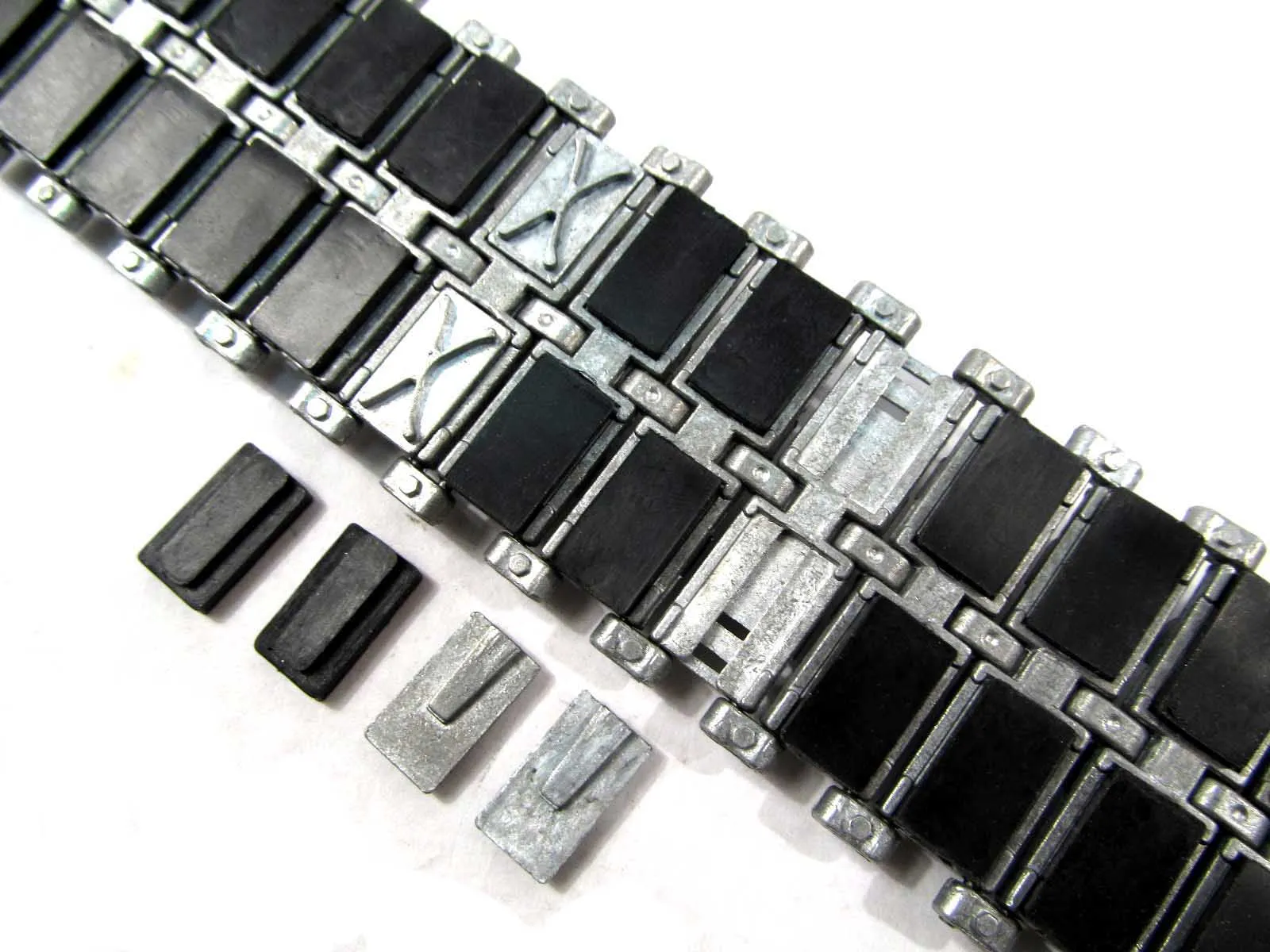 Mato 1/16 Henglong Leopard 2 A6 Metal Tracks With Rubber Pads MT157 TH00862 | Игрушки и хобби
