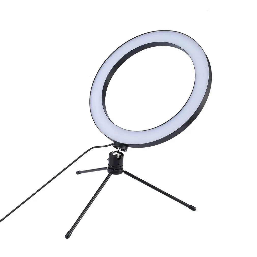 Dimmable светодиодный студийный фотоаппарат кольцо свет фото телефон видео свет круглая лампа с штативами селфи палка кольцо заполняющий свет для Canon