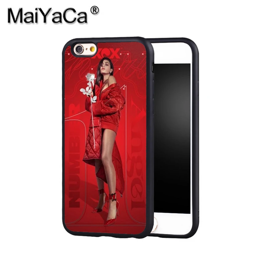 MaiYaCa Charli XCX Number 1 Angel Phone Case Cover For Iphone X 8 6 6S Plus 7 5 5S 5C 4S SE Print Soft Rubber |