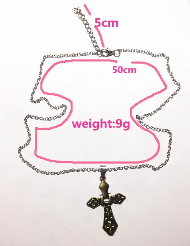 Новое поступление яркое бронзовое ожерелье с крестом модные ожерелья Женские