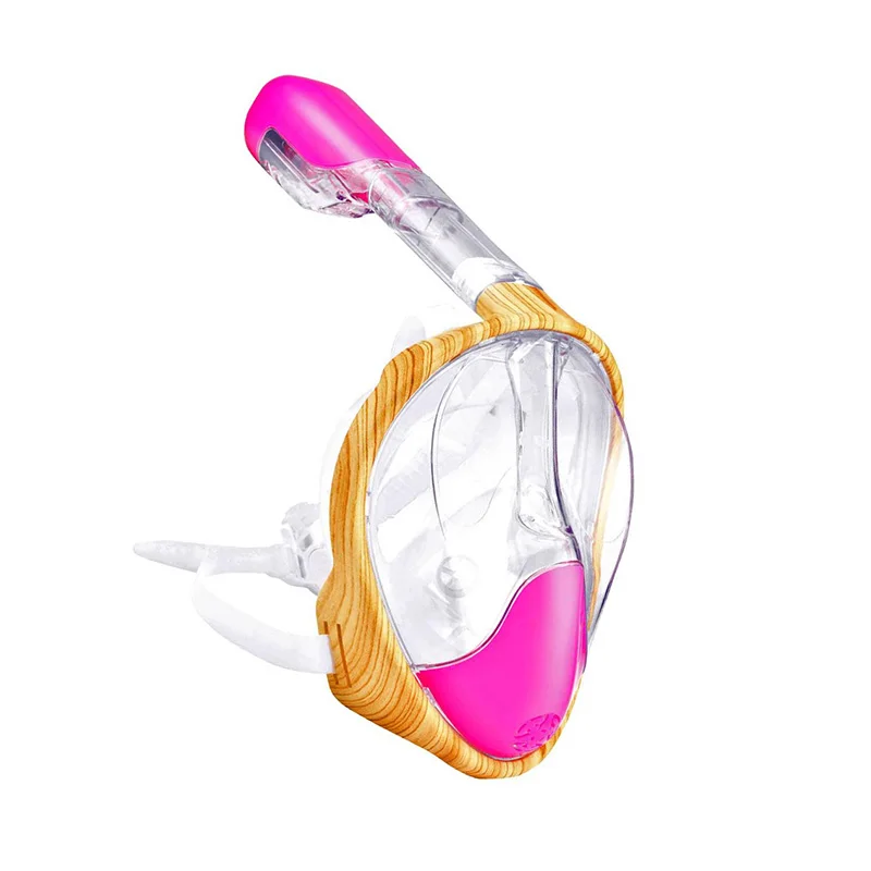 Маска для подводного плавания с полным лицом панорамный вид анти туман утечка