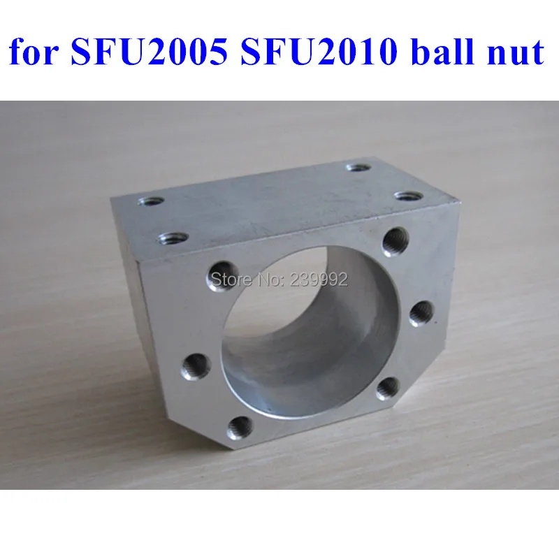

NEW 3 pcs SFU2005 SFU2010 ballscrew nut housing aluminium material for 2005 2010 20 mm ball screw nut housing Bracket Holder
