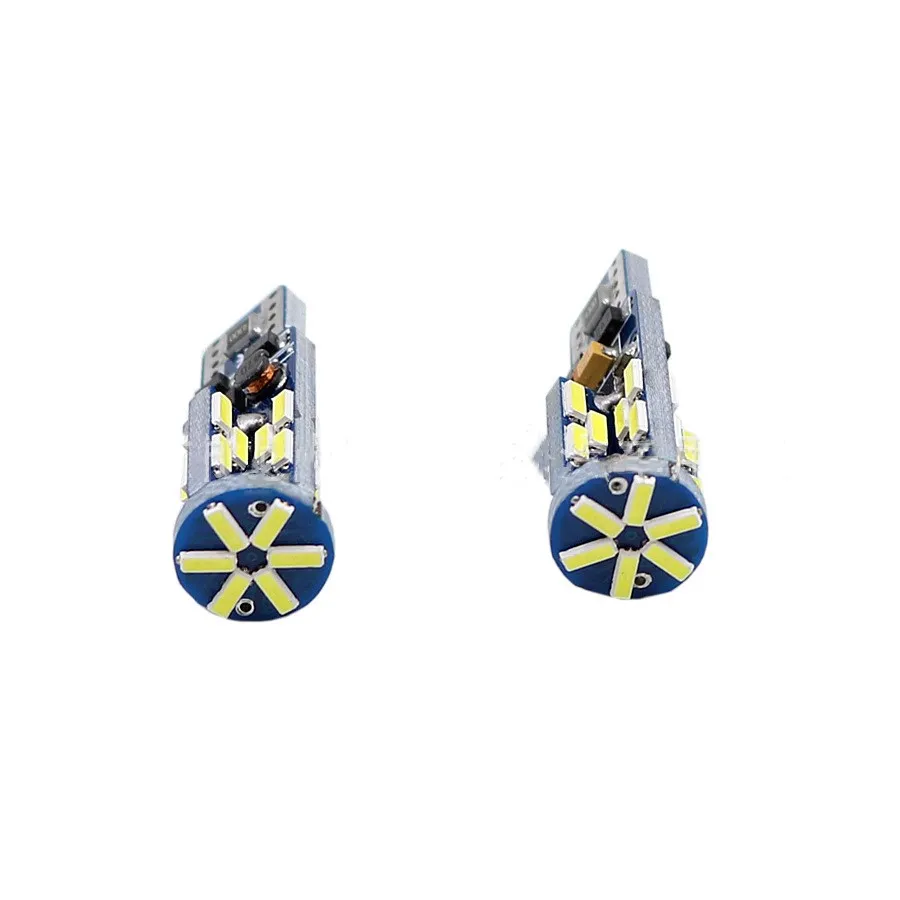 2 шт. супер яркий светодиодный canbus t10 194 168 192 30 s SMD 4014 Canbus Error Free Авто Светодиодный