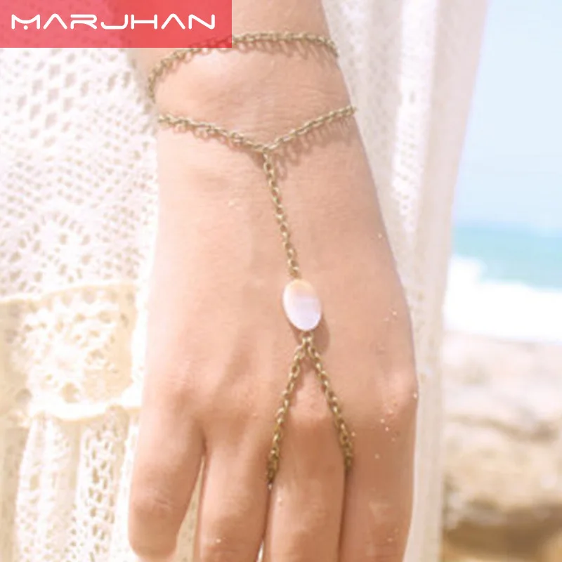 Новый браслет из сплава с двойной цепью корицы снег ведомая цепь для женщин леди