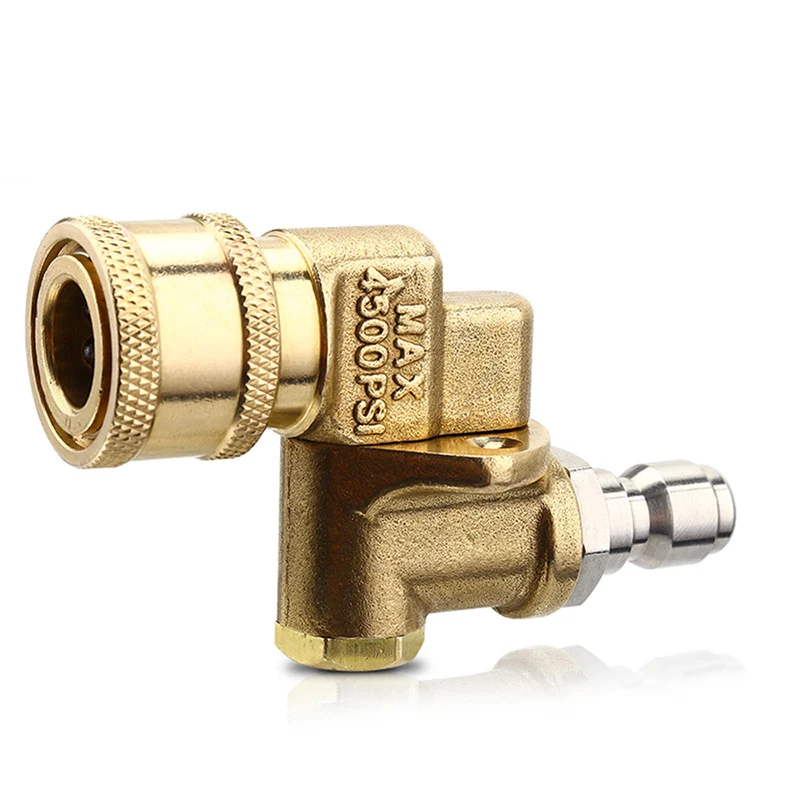 Набор насадок для мытья под давлением 2.5GPM, 4500PSI быстроразъемный Поворотный соединитель, несколько градусов омыватели наконечники распылителя, 1/4''