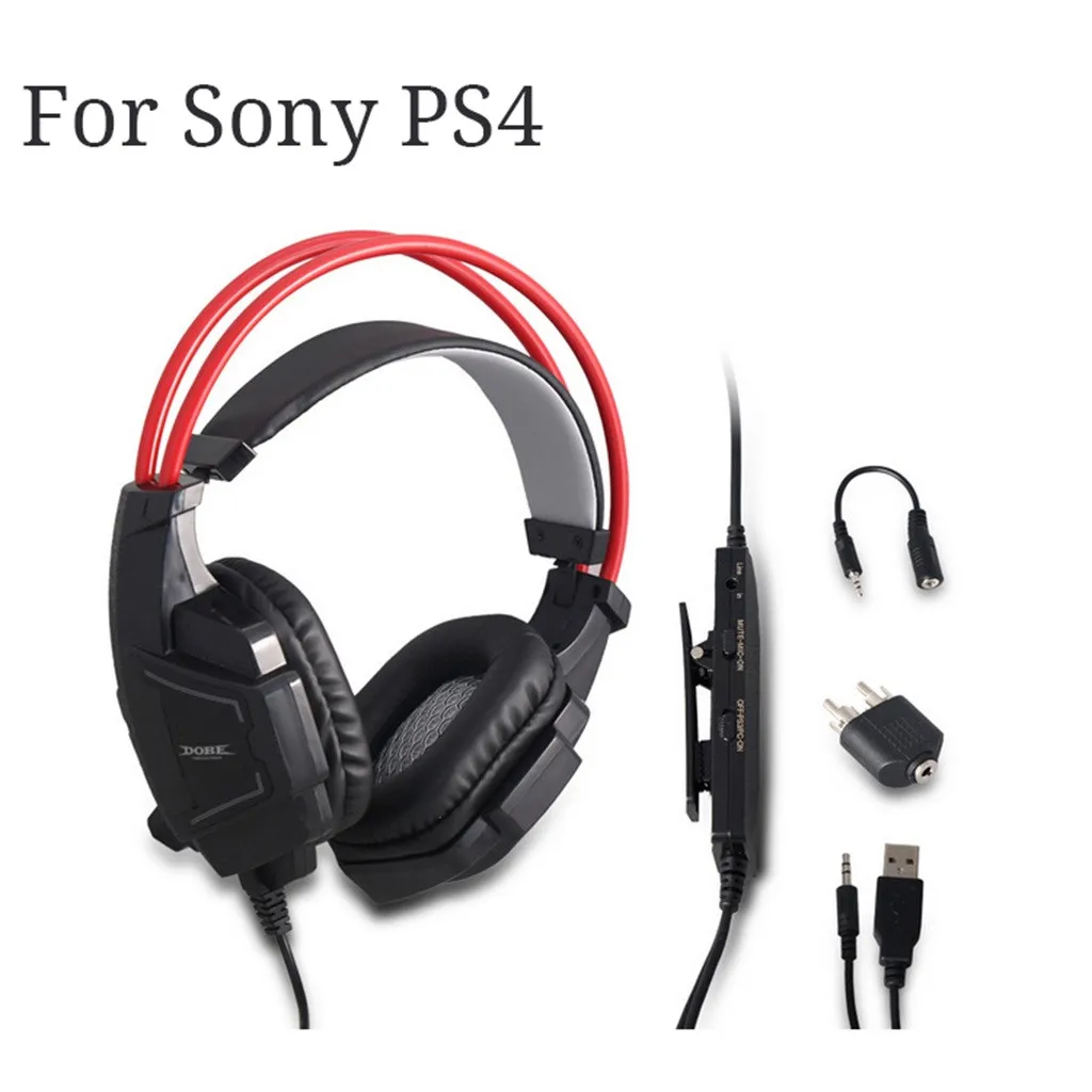 VOBERRY игровые проводные наушники для Ps4 с микрофоном Sony Playststion PS4 /PS4 Pro Накладные